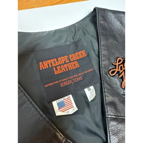 Antelope Creek Leather Lady Harley Vest Women’s Sz. S - Picture 3 of 9